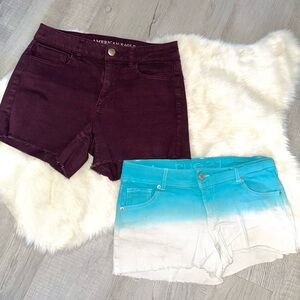 American Eagle Outfitters Burgundy Shorts